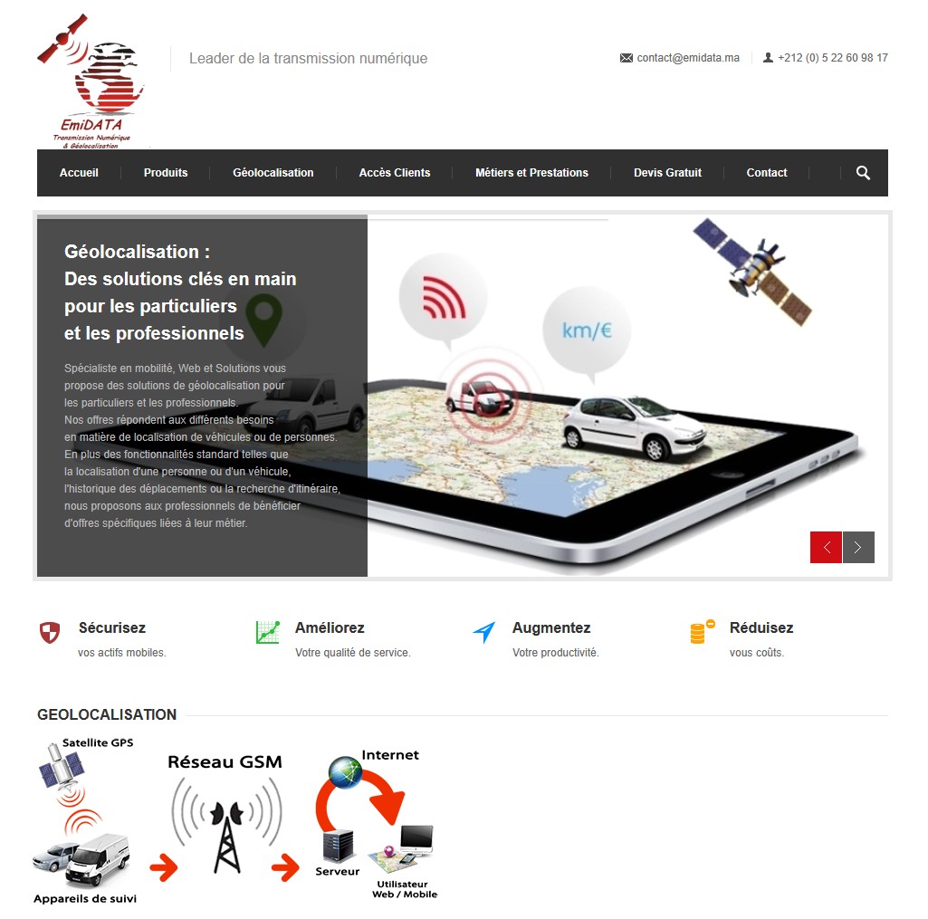 EmiDATA � Solutions de g�olocalisation